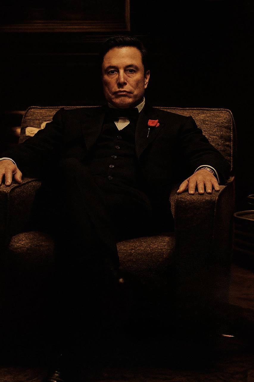 The GrokFather in his chair